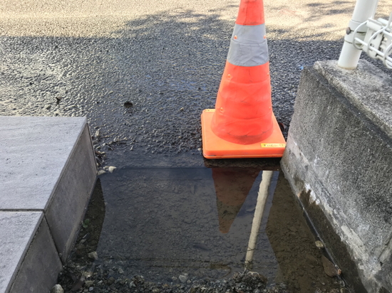 宅地内で水道管が漏水か？自分で調べてみた結果のイメージ