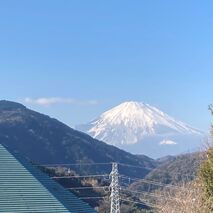 富士山とお弁当と笑う鬼
