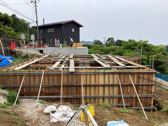 天保山の家■打設後のイメージ