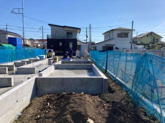 上棟までの間に行う作業のイメージ