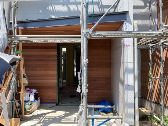 塚原の家■内装工事中のイメージ