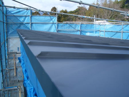 屋根－ガルバリウム鋼板タテハゼ