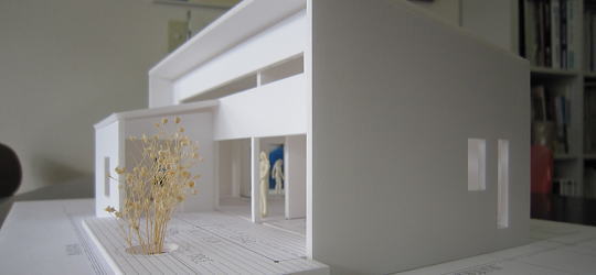 （仮称）早川の家　スタディ模型．１