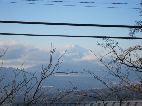 冬の富士山