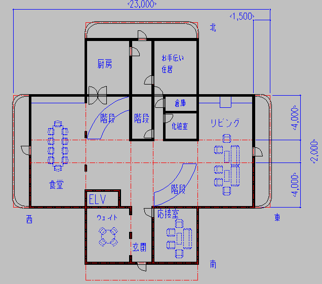 １階平面図