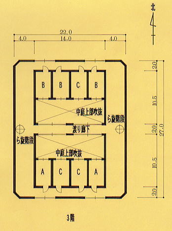 ３階平面予想図