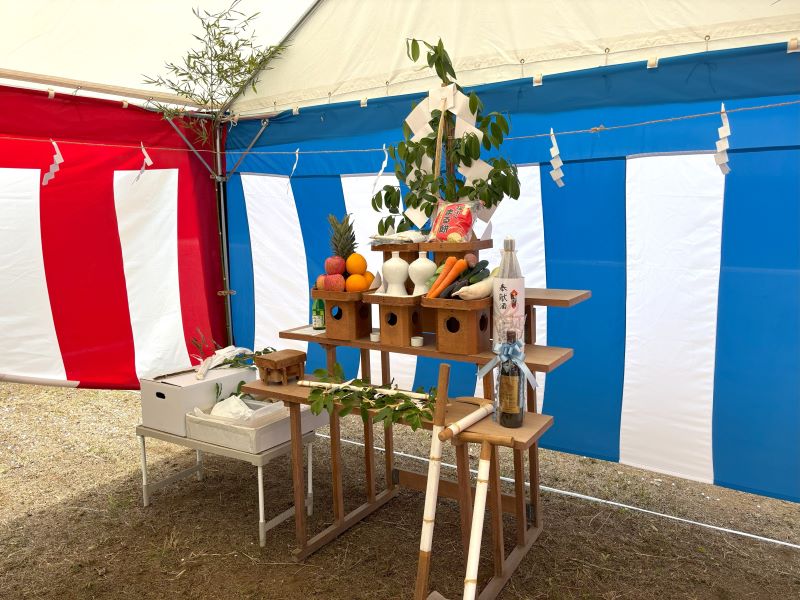 地鎮祭でしたのイメージ