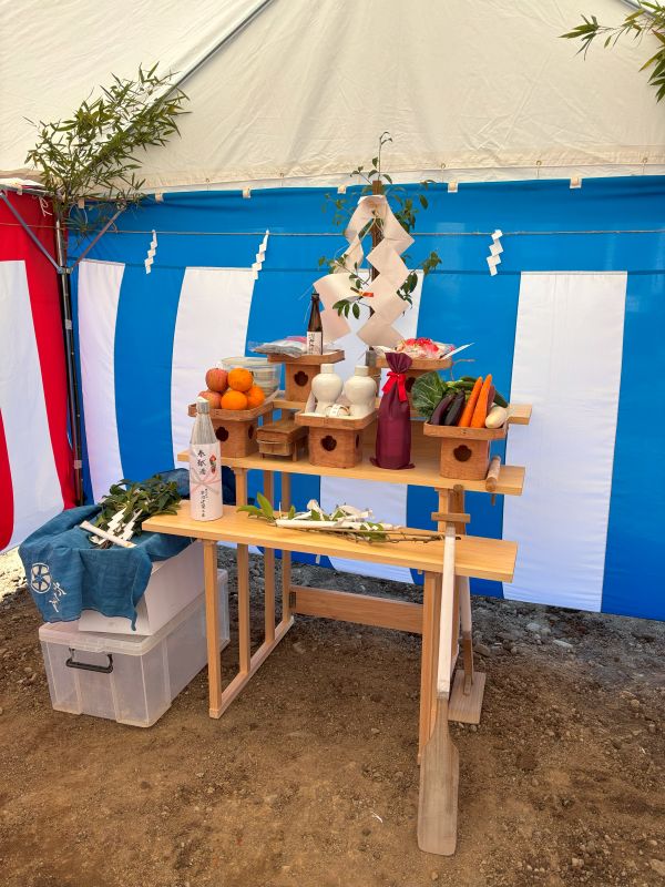 地鎮祭でしたのイメージ